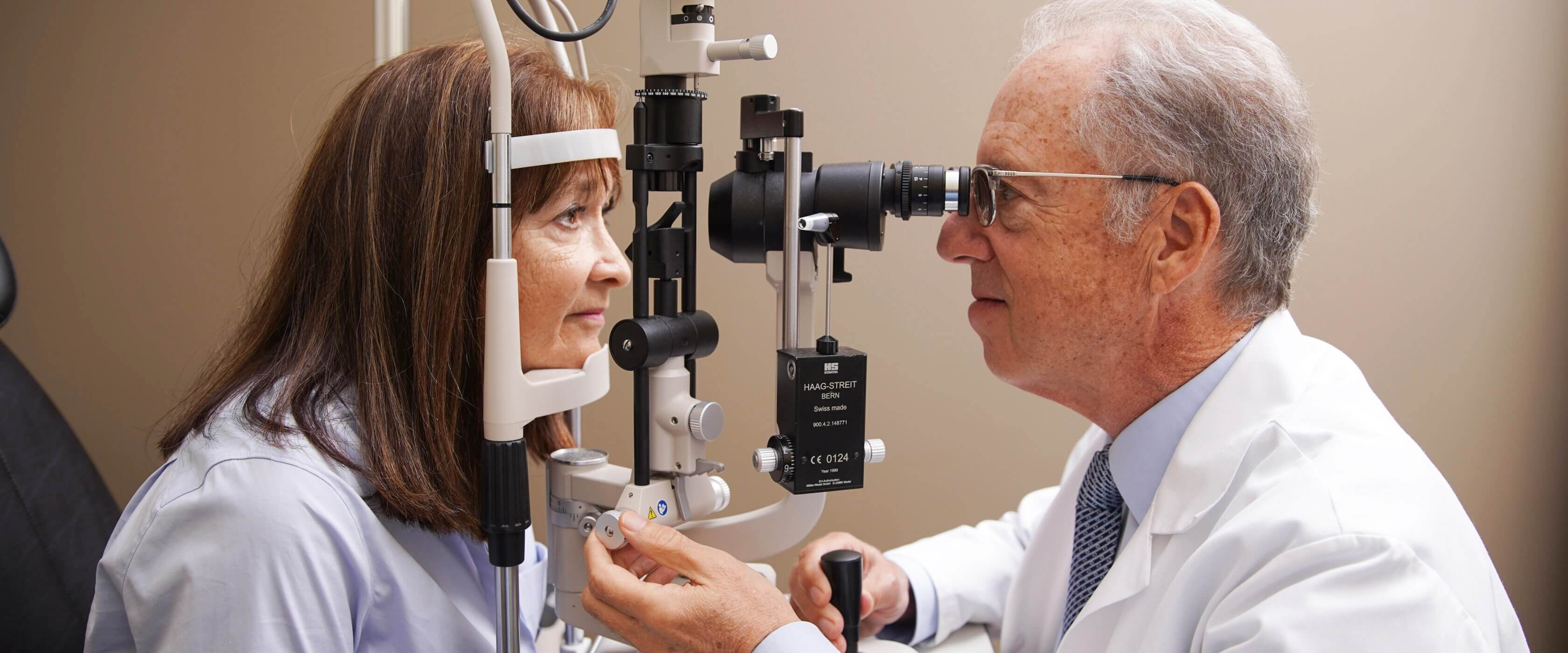 An eye exam